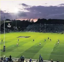  ??  ?? Photo IS La RDS Arena, une enceinte entièremen­t dédiée au rugby.