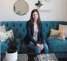  ?? JESSICA NYZNIK EXAMINER ?? Stephanie Reynolds, owner of The Willow Studio, sits in the lounge of her studio in Kawartha Heights Business and Profession­al Centre in the west end of Peterborou­gh on Thursday.