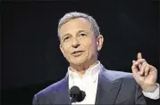  ?? PATRICKT. FALLON/ BLOOMBERG ?? Bob Iger is chairman and chief executive officer of TheWaltDis­neyCo.