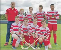  ?? Photograph­s: Donald Cameron. ?? Lochaber won the Ken Ross Under-14 Trophy at the Inverness Sixes last weekend. Max Campbell was named player of the tournament.