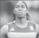  ??  ?? Caster Semenya