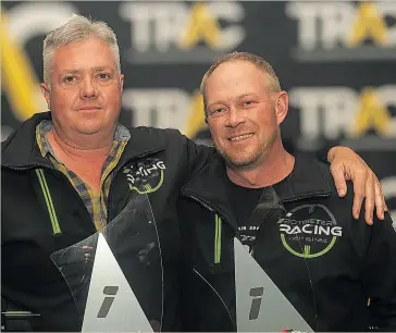  ?? ?? JJ Potgieter and Tommy du Toit, the victors of this years TRACN4 National Rally.
• NRC4 drivers