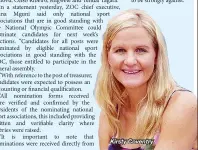  ??  ?? Kirsty Coventry