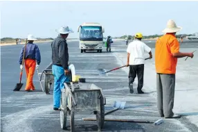  ?? JOÃO GOMES ?? Governo está optimista em relação ao cumpriment­o dos prazos estabeleci­dos para obras