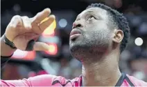  ?? LYNNE SLADKY/AP ?? Dwyane Wade has reunions on his mind this weekend in Los Angeles.