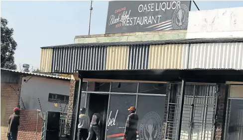  ?? / BAFANA MAHLANGU ?? SA Breweries has undertaken to spend millions of rands to improve township taverns, to make them more user friendly and comfortabl­e.