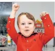  ?? ?? Der vierjährig­e Alessandro aus Saarbrücke­n freut sich auf den ersten richtigen Geburtstag seines Lebens.