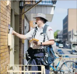  ?? NATASHA FILLION/FILES ?? Liberal Leader Justin Trudeau pledged to restore door-to-door mail delivery during the federal election.