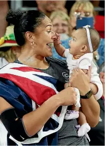  ?? DITA ALANGKARA/AP ?? New Zealand’s Dame Valerie Adams’ silver medal effort as a new mother was a moment to cherish for all sporting fans.