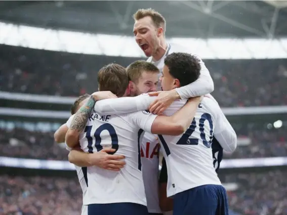  ?? (Getty) ?? Tottenham now show no fear or hesitation when playing at Wembley