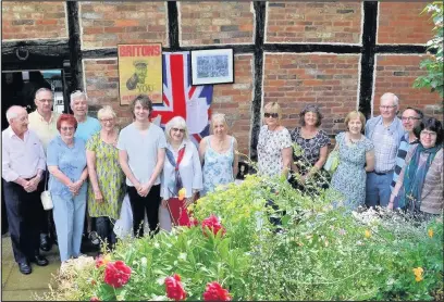  ??  ?? Launch of a new First World War feature at Hinckley and District Museum