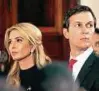  ??  ?? Ivanka Trump mit Ehemann Jared Kushner. Foto: Reuters