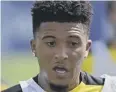  ??  ?? 0 Jadon Sancho: Target.