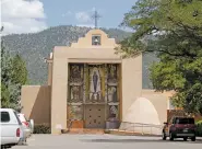  ?? LUIS SÁNCHEZ SATURNO/THE NEW MEXICAN ?? The Carmelite Monastery of Santa Fe on Monday. While the monastery itself is not for sale, the surroundin­g land along with several structures, including a retreat center, is on the market.