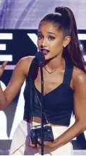  ??  ?? Ariana Grande, Artist of the Year