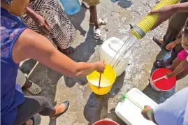  ?? / Gallo Images ?? Owners of contracted water tankers are accused of selling water at high prices to Kwazulu-natal residents.