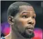  ??  ?? DURANT Spoke for 1st time Porzingis trade