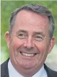  ??  ?? Dr Liam Fox...nothing to fear