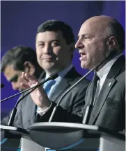  ?? CHRIS ROUSSAKIS FOR NATIONAL POST ?? Conservati­ve leadership candidate Kevin O’Leary at the Manning Centre Conference in Ottawa on Friday.