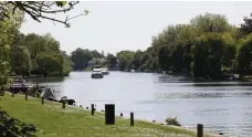  ?? Picture: ELLA PELLEGRINI ?? The Thames in Bray, where Rolf Harris lives