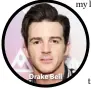  ??  ?? Drake Bell