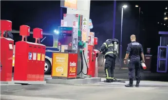  ?? Bild: Lars-henrik Aas ?? Två av bränderna kunde lokalisera­s till olika bensinmack­ar i området.