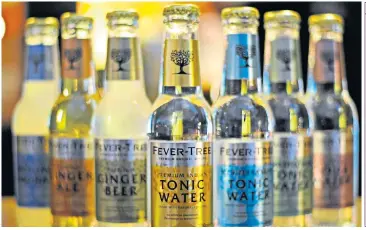  ??  ?? Mixer-maker Fever-Tree has become a byword for rapid growth