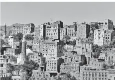  ??  ?? Stadt-Ansicht von Hadscha im Nordwesten des Jemen.
