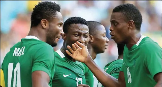  ??  ?? Mikel Obi led Super Eagle to crush Cameroun