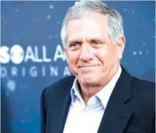  ?? FILE PHOTO BY CHRIS PIZZELLO/INVISION VIA AP ?? Les Moonves, chairman and CEO of CBS Corporatio­n, poses at the premiere of the new television series “Star Trek: Discovery” in Los Angeles in 2017. The CBS board said Friday it was investigat­ing allegation­s of “personal misconduct” involving Moonves.