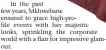  ?? ?? In the past few years, Mkhwebane ensured to grace high-profile events with her majestic looks, sprinkling the corporate world with a flair for impressive glamour.