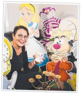  ?? Picture: Kevin Farmer ?? IN WONDERLAND: Mad Hatter’s tea party organiser Dale Grobler is raising money for the Cancer Council.