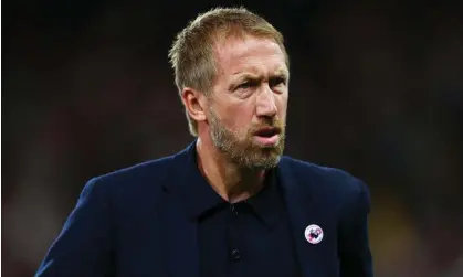  ?? ?? Graham Potter has taken over from Thomas Tuchel. Photograph: Bryn Lennon/Getty Images