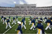  ?? AP ?? Four cadets at the Air Force Academy may not graduate or be commission­ed as military officers this month because they have refused the COVID-19 vaccine.