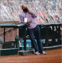  ?? DOUG DURAN — STAFF PHOTOGRAPH­ER ?? President of baseball operations Farhan Zaidi has kept the Giants on course to rebuilding toward relevancy.