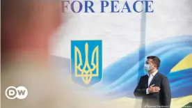  ??  ?? Zelenskiy wants Ukraine to be put on a speedier path to NATO membership