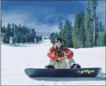  ?? ?? Lots of fresh powder and room to roam means young snowboarde­rs can practice without bothering slower or novice skiiers. Photo: Trey Clark