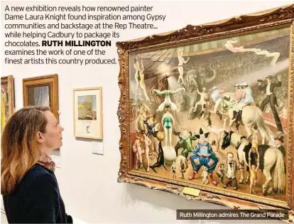  ?? ?? Ruth Millington admires The Grand Parade