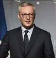  ?? (Photo AFP) ?? Bruno Le Maire a exposé son plan de soutien économique aux entreprise­s et aux salariés.