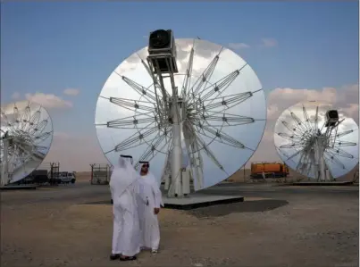  ?? REUTERS ?? Una planta solar en Dubai.