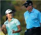  ??  ?? Lydia Ko with former swing coach David Leadbetter in 2016.