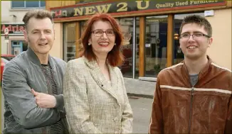  ??  ?? Proprietor­s, Tommy and Maeve Kennedy with their son, Luke.