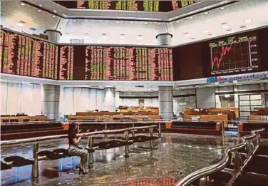  ?? FILE PIC ?? Nine initial public offerings were listed on Bursa Malaysia in the first quarter, comprising eight in the ACE Market and Prolintas Infra
Business Trust in the Main Market.