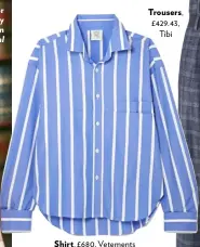  ??  ?? Shirt, £680, Vetements at net-a-porter.com