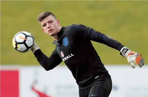  ??  ?? Nick Pope once had to get up at 4am to drive a milk float, now the Burnley goalkeeper is hoping his dreams of being England’s number one at the World Cup are not disturbed. — Reuters