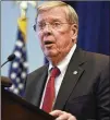  ?? AJC 2016 ?? Sen. Johnny Isakson, R-Ga., and his fellow senators return to the Capitol this week with health care legislatio­n a top priority.