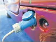  ??  ?? Electric charging points will be installed along the road
