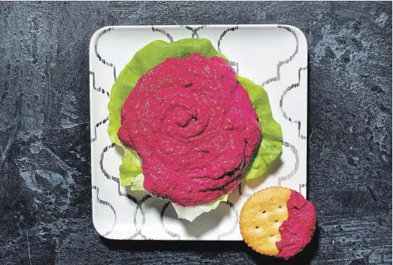  ?? PHOTOS BY DEB LINDSEY FOR THE WASHINGTON POST ?? Beet Hummus