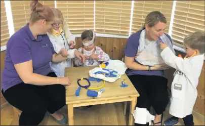  ??  ?? Management and staff at St Bernards Day Nursery are celebratin­g after receiving a special award