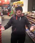  ??  ?? SUSPENDED: SF MP Barry McElduff with a Kingsmill branded loaf on his head